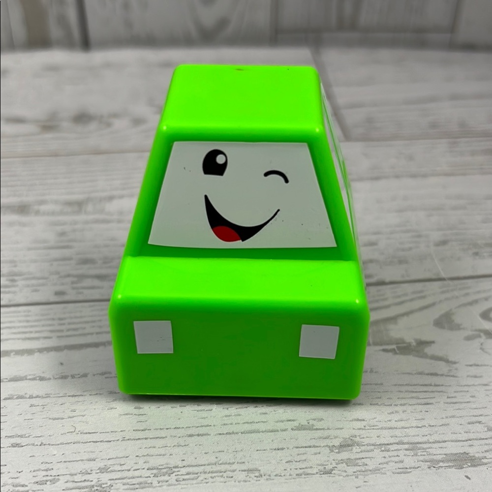 Fisher-Price Green and White Winking Toy Vehicle - Replacement Part